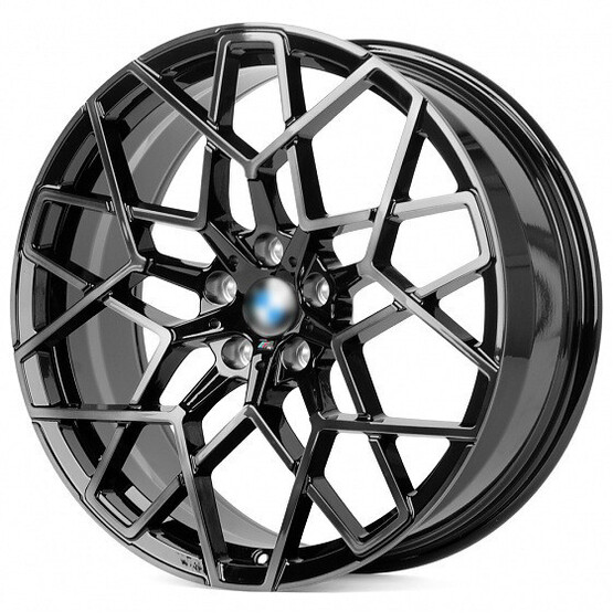 Диск Forged Sl813-Sv482 22x10.50 5x112 ET43 DIA66.60 ЧЁРНЫЙ ГЛЯНЦЕВЫЙ + ПОЛИРОВАННЫЕ СПИЦЫ + ТЕМНЫЙ ЛАК